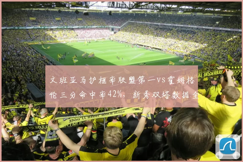 文班亚马护框率联盟第一vs霍姆格伦三分命中率42%,新秀双塔数据全面对比